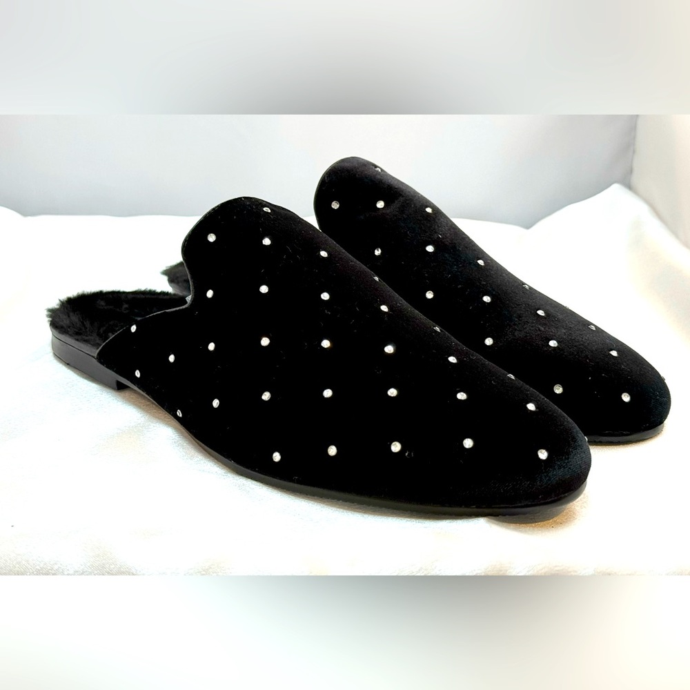 Barabas men’s rhinestone slides. US size 9